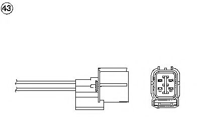 Датчик кислорода (лямбда зонд) HONDA арт. 5714 фото1