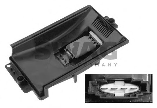 Резистор вентилятора пічки, постійний TOPRAN арт. 30933154 фото1