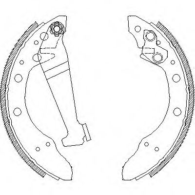 Колодки дискового тормоза FERODO арт. 404600 фото1