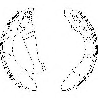 Колодки дискового тормоза FERODO арт. 404601 фото1