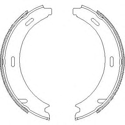 Колодки дискового тормоза REMSA арт. 409300 фото1