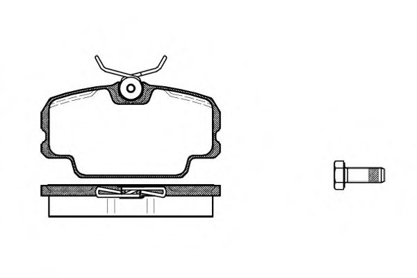 Колодки дискового тормоза FERODO арт. 214500 фото1