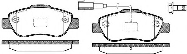 Колодки дискового тормоза VALEO арт. 2110011 фото1