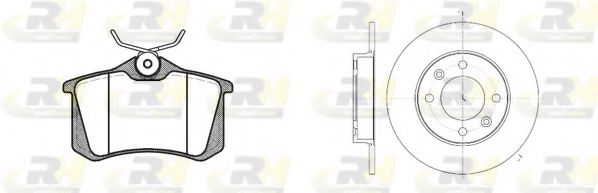 Комплект тормозов, дисковый тормозной механизм KAMOKA арт. 826303 фото1