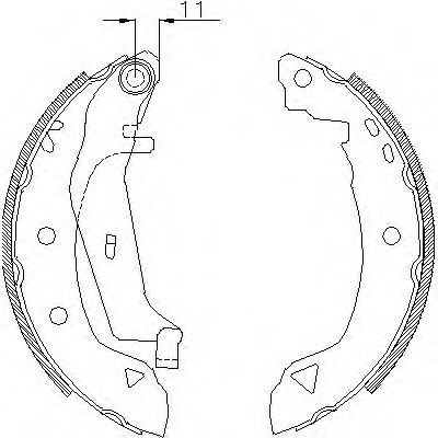 Колодки дискового тормоза FERODO арт. 418202 фото1