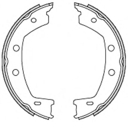 Колодки барабанные ручника FERODO арт. 475500 фото1