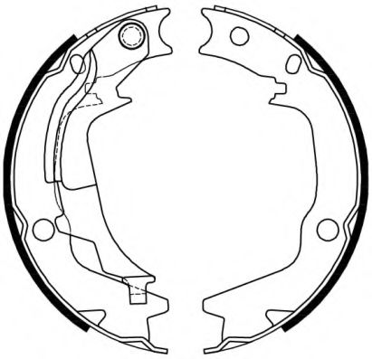 Колодки гальмівні барабанні FERODO арт. 424400 фото1