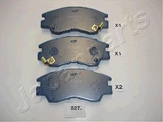 Колодки тормозные дисковые ABS арт. PA527AF фото1