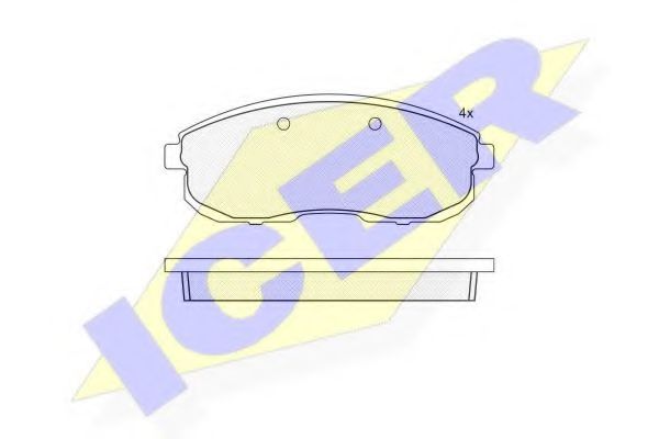 Колодки дискового тормоза REMSA арт. 181100 фото1