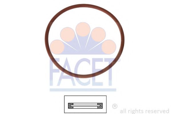 Уплотнительное кольцо термостата Iveco Daily iii 29 l 10 v (alja43a2, alja42a2, alja41a2) (02-07) (7.9705) Facet FIAT арт. 79705 фото1