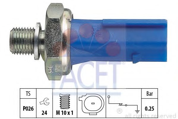Датчик тиску оливи LT 2.5TDI (AGX/ANJ/APA/BBE/BBF)  арт. 70133 фото1