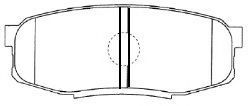 Комплект тормозных колодок, дисковый тормоз KAVOPARTS арт. A2N159 фото1