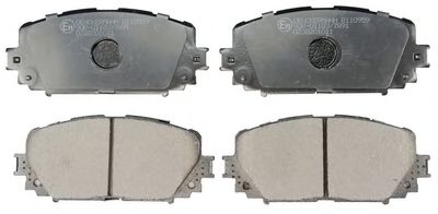 Тормозные колодки передние (18.2mm) Toyota Yaris 1.0/1.8  06- MINTEX арт. B110959 фото1