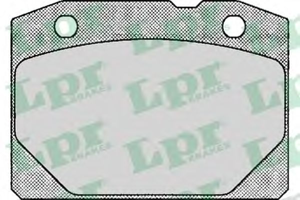 Колодка торм. диск. LADA 1200-1600 -84, 2101-2107 передн. (пр-во LPR) PROTECHNIC арт. 05P127 фото1