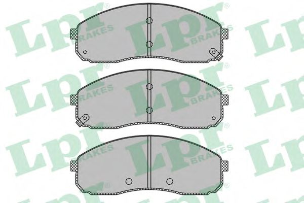 Комплект тормозных колодок, дисковый тормоз KAVOPARTS арт. 05P1444 фото1