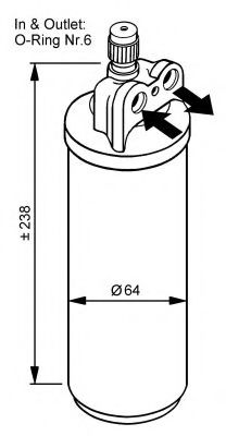 Осушитель радиатора кондиционера фото1
