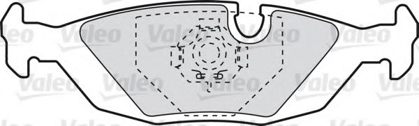 Комплект тормозных колодок, дисковый тормоз REMSA арт. 598103 фото1