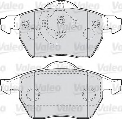 Комплект тормозных колодок, дисковый тормоз MASTERSPORT арт. 598067 фото1