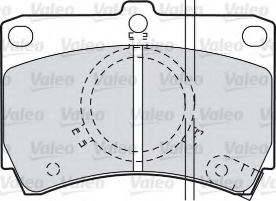 Комплект тормозных колодок, дисковый тормоз DELPHI арт. 598293 фото1