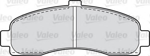 Комплект тормозных колодок, дисковый тормоз DENCKERMANN арт. 598014 фото1