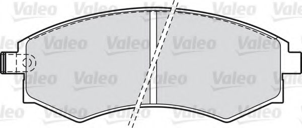 Колодки тормозные дисковые VALEO арт. 598574 фото1