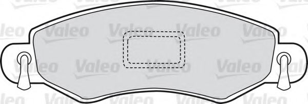 Гальмівні колодки, дискове гальмо (набір) TEXTAR арт. 598453 фото1
