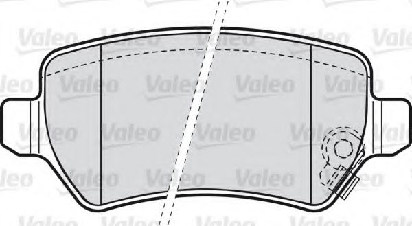 Колодки дискового тормоза VALEO арт. 598584 фото1