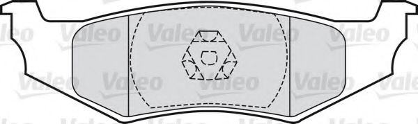 Комплект тормозных колодок, дисковый тормоз FERODO арт. 598965 фото1