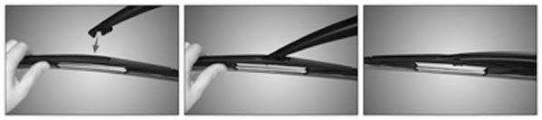 Щетка стеклоочистителя каркасная задняя 300мм ExactFit Rear Mitsubishi Grandis, Outlander, Nissan Micra, Note (EX306B) TRICO SWF арт. EX306 фото1
