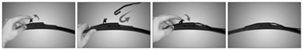 Щетка стеклоочистителя бескаркасная 550мм NeoForm Beam Blade (NF550) TRICO фото1