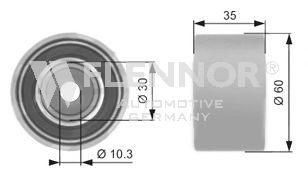 Ролик направляющий Subaru Legacy 1.8, Impreza 1.6, 1.8  NSK фото1
