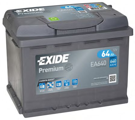 Аккумулятор EXIDE Premium Carbon Boost 12V/64Ah/640A фото1
