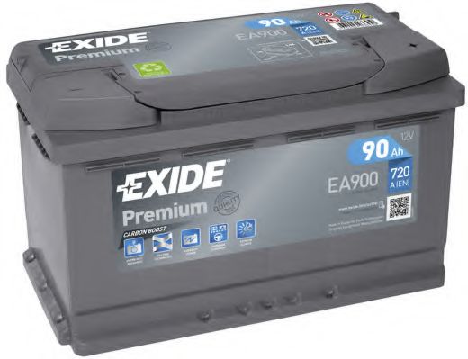 Аккумулятор EXIDE Premium Carbon Boost 12V/90Ah/720A  арт. EA900 фото1