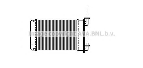 Радиатор отопителя BMW E30/Z1 88- 316->325 (Ava)  арт. BW6022 фото1