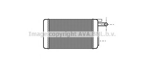 Радиатор отопителя 155/TIPO/TEMPRA incl valv (Ava)  арт. FTA6106 фото1
