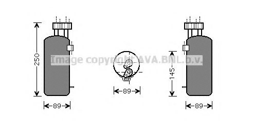Осушувач, Система кондиціонування повітря NISSENS арт. RTD330 фото1