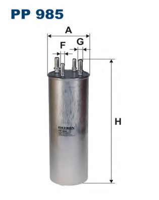 Фильтр топливный в сборе MISFAT арт. PP985 фото1
