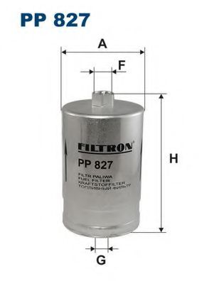 Фильтр топливный UFI арт. PP827 фото1