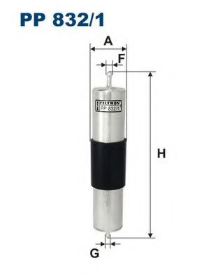 Фильтр топливный в сборе MISFAT арт. PP8321 фото1