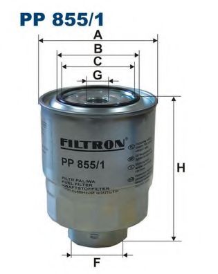 Фильтр топливный в сборе DELPHI арт. PP8551 фото1