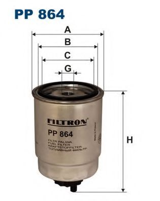 Фильтр топливный FRAM арт. PP864 фото1