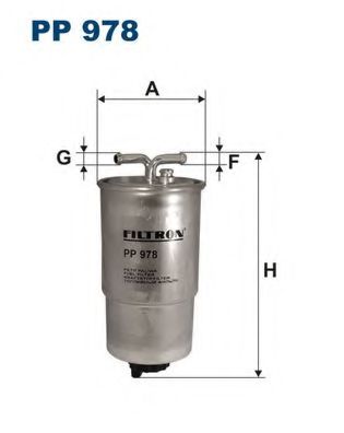 Фильтр топливный в сборе ALCOFILTER арт. PP978 фото1