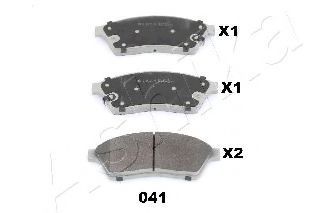 Brake Pad Set, disc brake  арт. 5000041 фото1