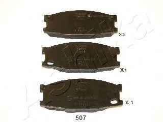 Гальмівні колодки, дискове гальмо (набір) LPR арт. 5005507 фото1