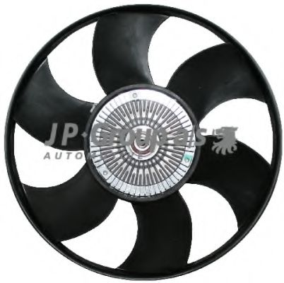 Термомуфта+вентилятор Sprinter ОМ611/612 00-06 (з кріпленням) SWAG арт. 1114901100 фото1