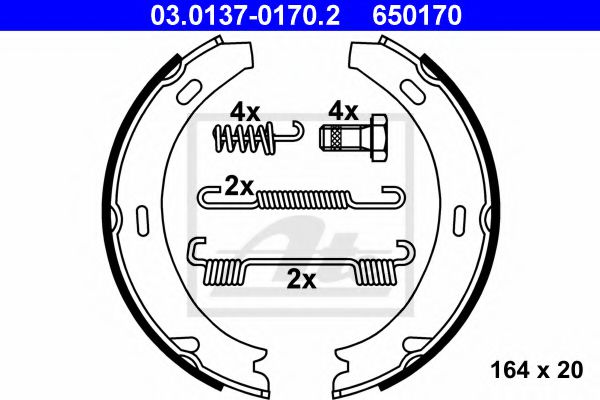 Колодки дискового тормоза REMSA арт. 03013701702 фото1