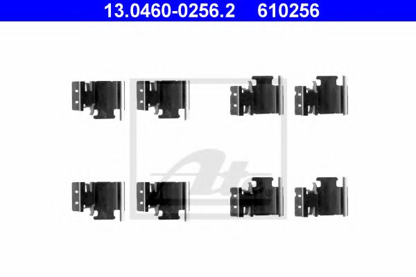 Комплектующие тормозной колодки JPGROUP арт. 13046002562 фото1