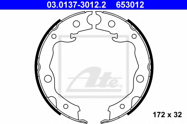 Колодки дискового тормоза  арт. 03013730122 фото1