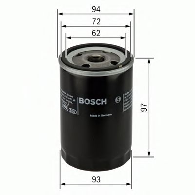 Фильтр масляный Bosch  арт. 0451103333 фото1