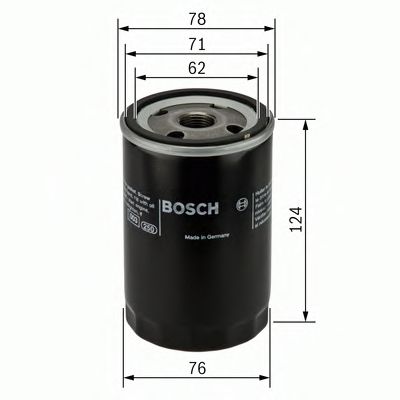 Фильтр масляный Bosch CLEANFILTERS арт. 0451103340 фото1